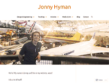 Tablet Screenshot of jonnyhyman.com